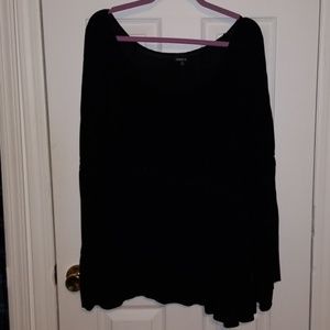 Black peasant top from Torrid